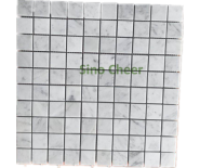 Square shape white tiles 